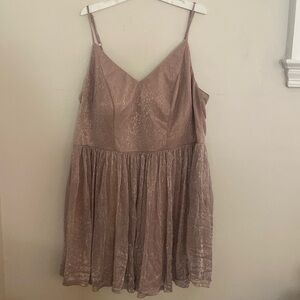 David’s Bridal Dress size 18 Speechless rose gold shimmery holiday dress